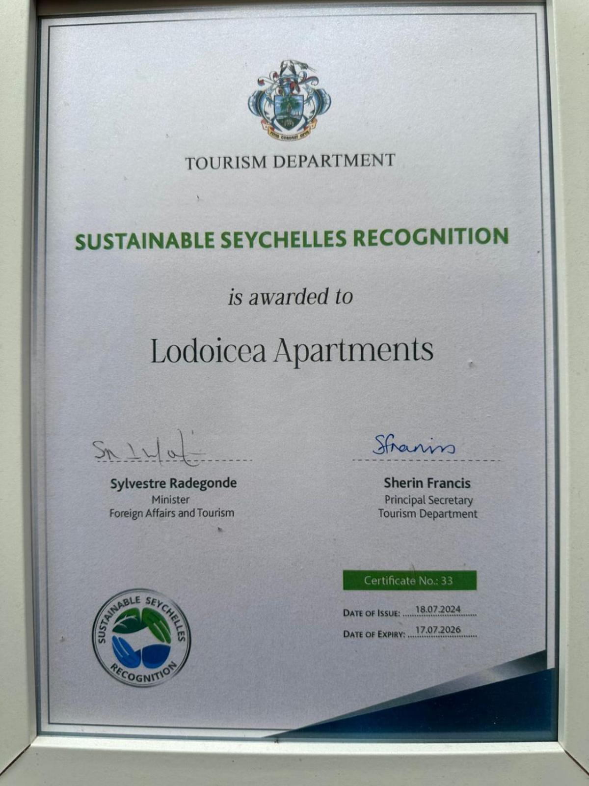 Lodoicea Apartments ベル・オンブレ エクステリア 写真
